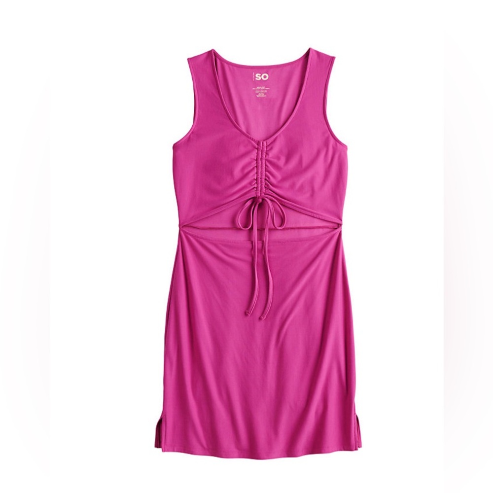 NEW SO Sleeveless Cinched
Bodycon Mini Dress